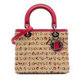 Medium Woven Raffia Lady Dior